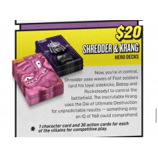 Предзаказ: Unmatched Adventures: Teenage Mutant Ninja Turtles Hero Decks (Shredder and Krang)