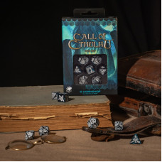 Call of Cthulhu Abyssal & White Dice Set