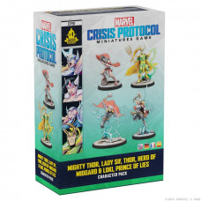 Уценка: Marvel Crisis Protocol: Mighty Thor, Lady Sif,Thor, Hero of Midgard & Loki, Prince of Lies