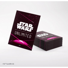 Star Wars Unlimited: Premium Art Sleeves: Card Back Magenta